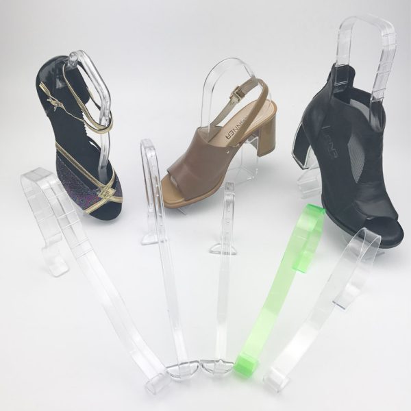 Clear Sandal shoes display stand
